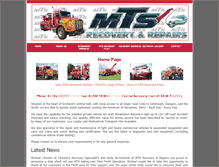 Tablet Screenshot of mts-recovery-repairs.co.uk